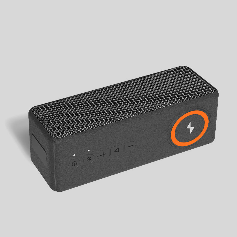 22.4 X 7.9 X 8.4 Cm беспроводный зарядный динамик совместим с MP3/WMA/WAV/APE/FLAC