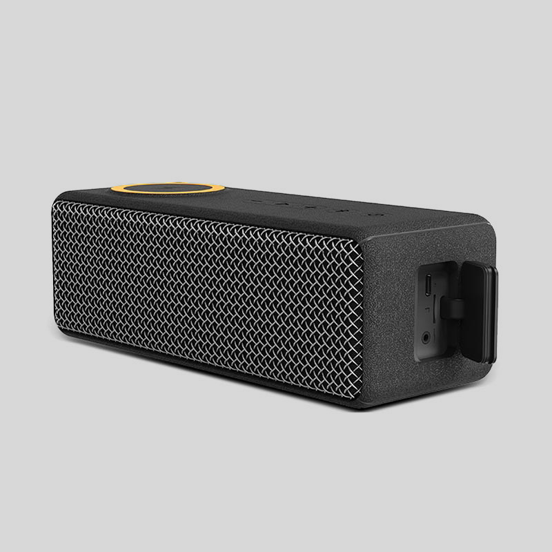 22.4 X 7.9 X 8.4 Cm беспроводный зарядный динамик совместим с MP3/WMA/WAV/APE/FLAC