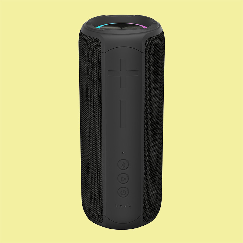 Переносный светодиодный светодиодный Bluetooth динамик с TPU ABS Textile 10W * 2 выход для TWS парирования и Hands Free Calling