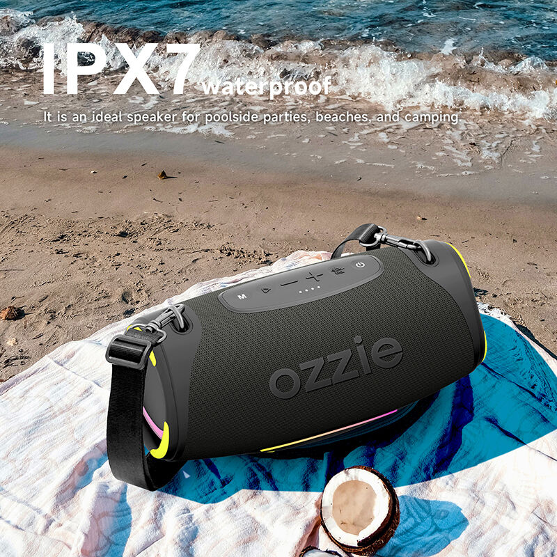 2026 Тенденционные динамики Parlantes Bluetooth 80w Беспроводные бас-динамики Led Ipx7 Водостойкие тканевые громкоговорители Woofer