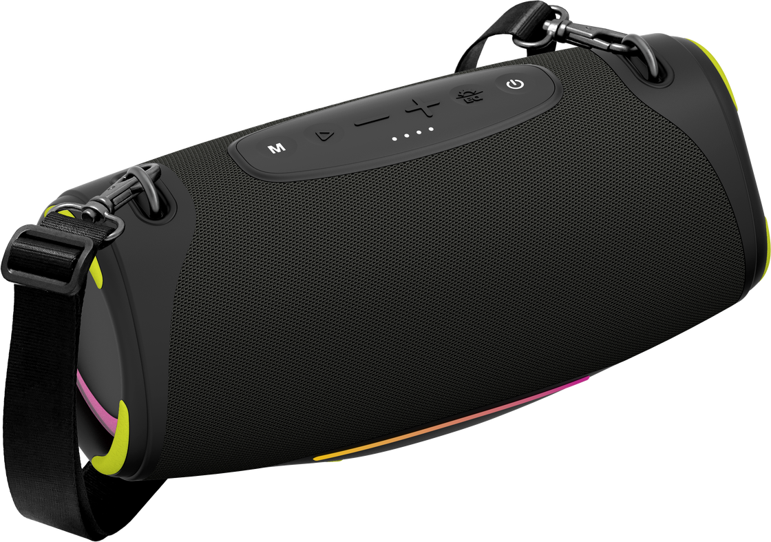 2026 Тенденционные динамики Parlantes Bluetooth 80w Беспроводные бас-динамики Led Ipx7 Водостойкие тканевые громкоговорители Woofer